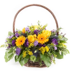 Purple & Gold Basket