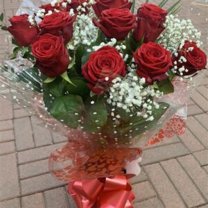 Dozen Luxury red roses